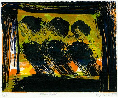 Fenland etching